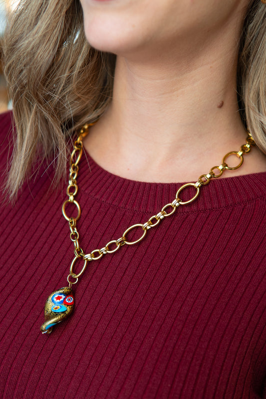 COLLANA SBRILÙSSO D'ORO