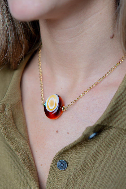 CHOKER SGIONFÒN D'AMBRA