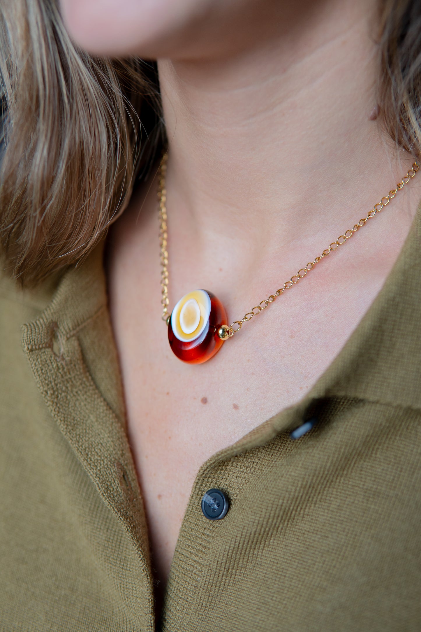 CHOKER SGIONFÒN D'AMBRA