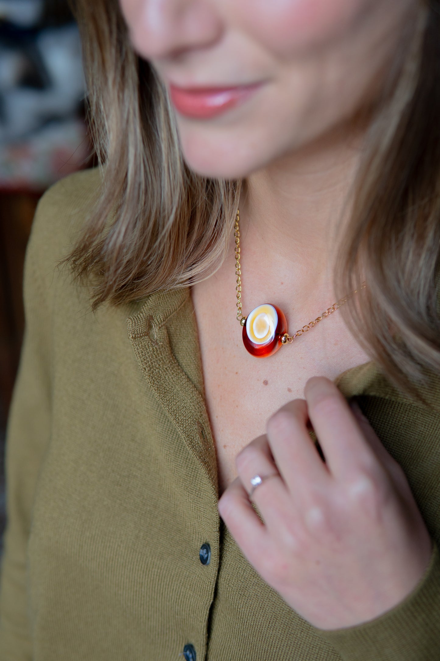 CHOKER SGIONFÒN D'AMBRA