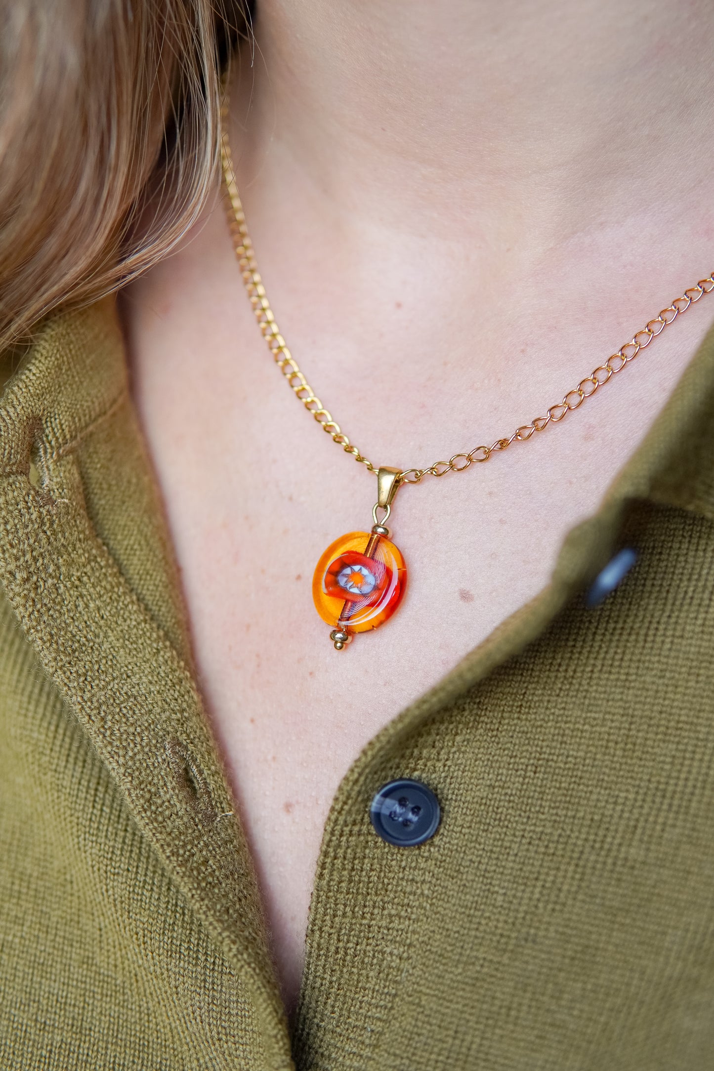 COLLANA MOMÒN ARANCIO