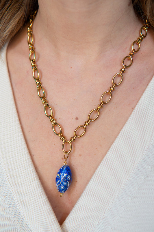 COLLANA LUSE DE LAGUNA ORO