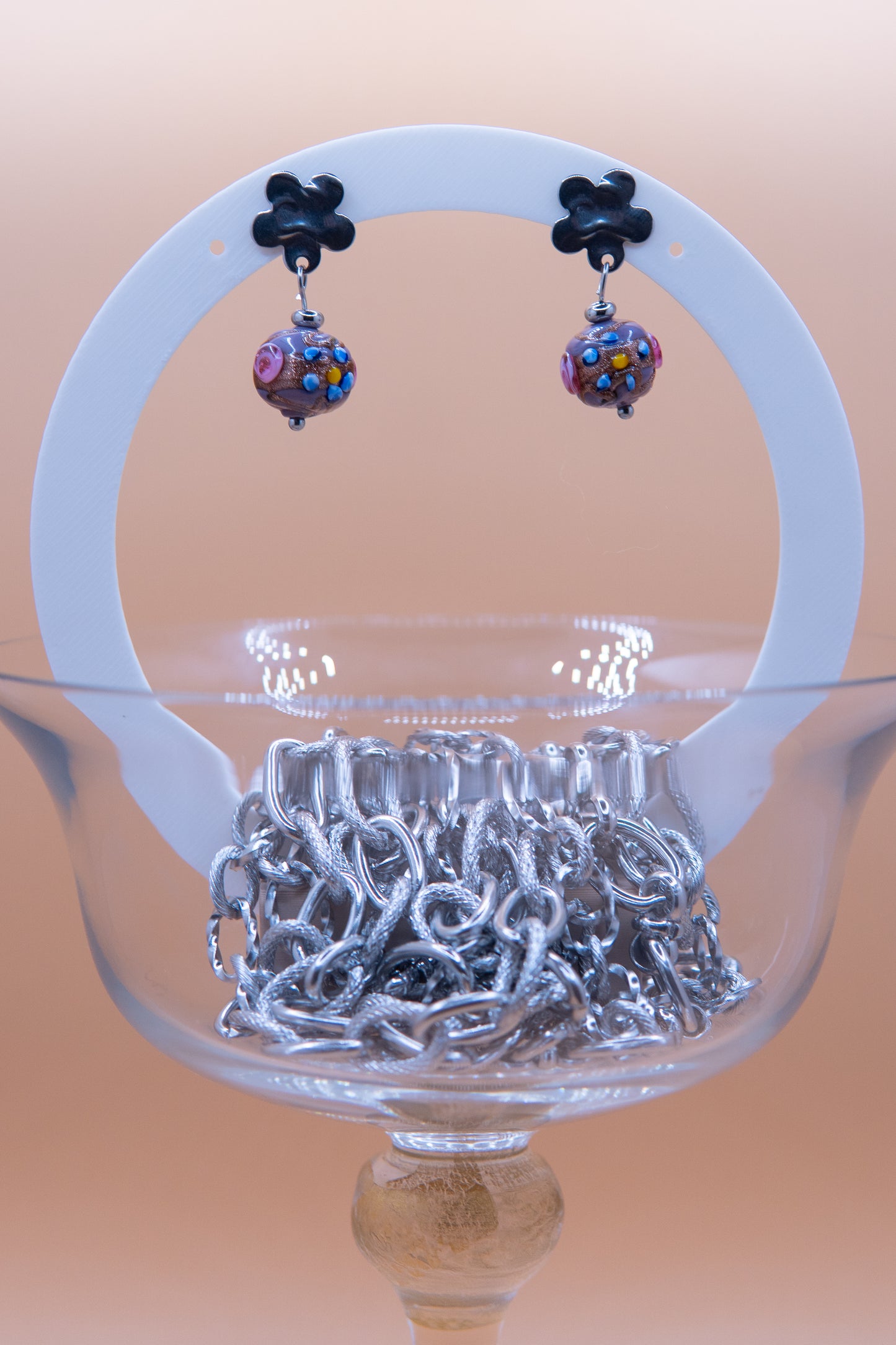 ORECCHINI MINI DELISSIA MALVA