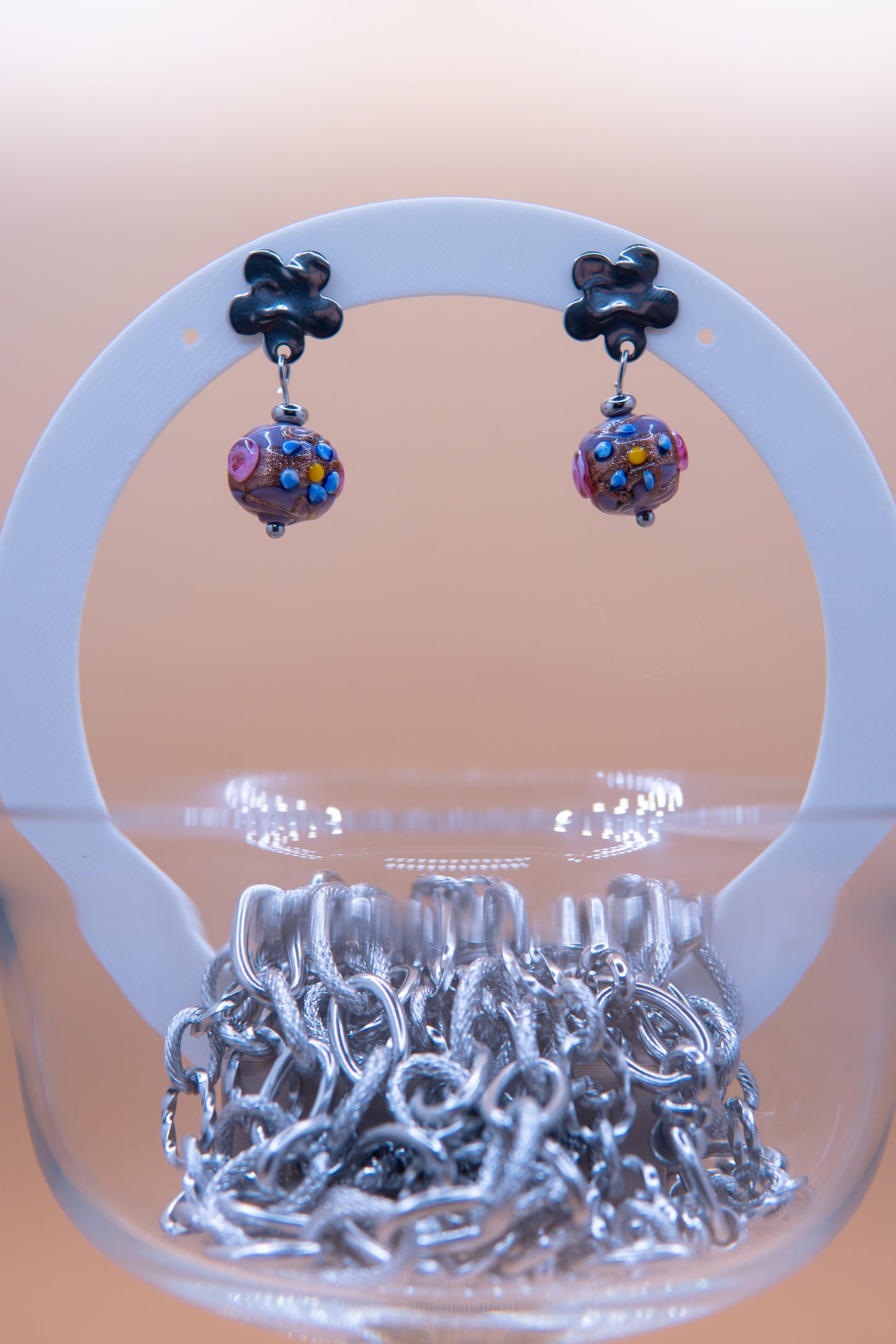 ORECCHINI MINI DELISSIA MALVA