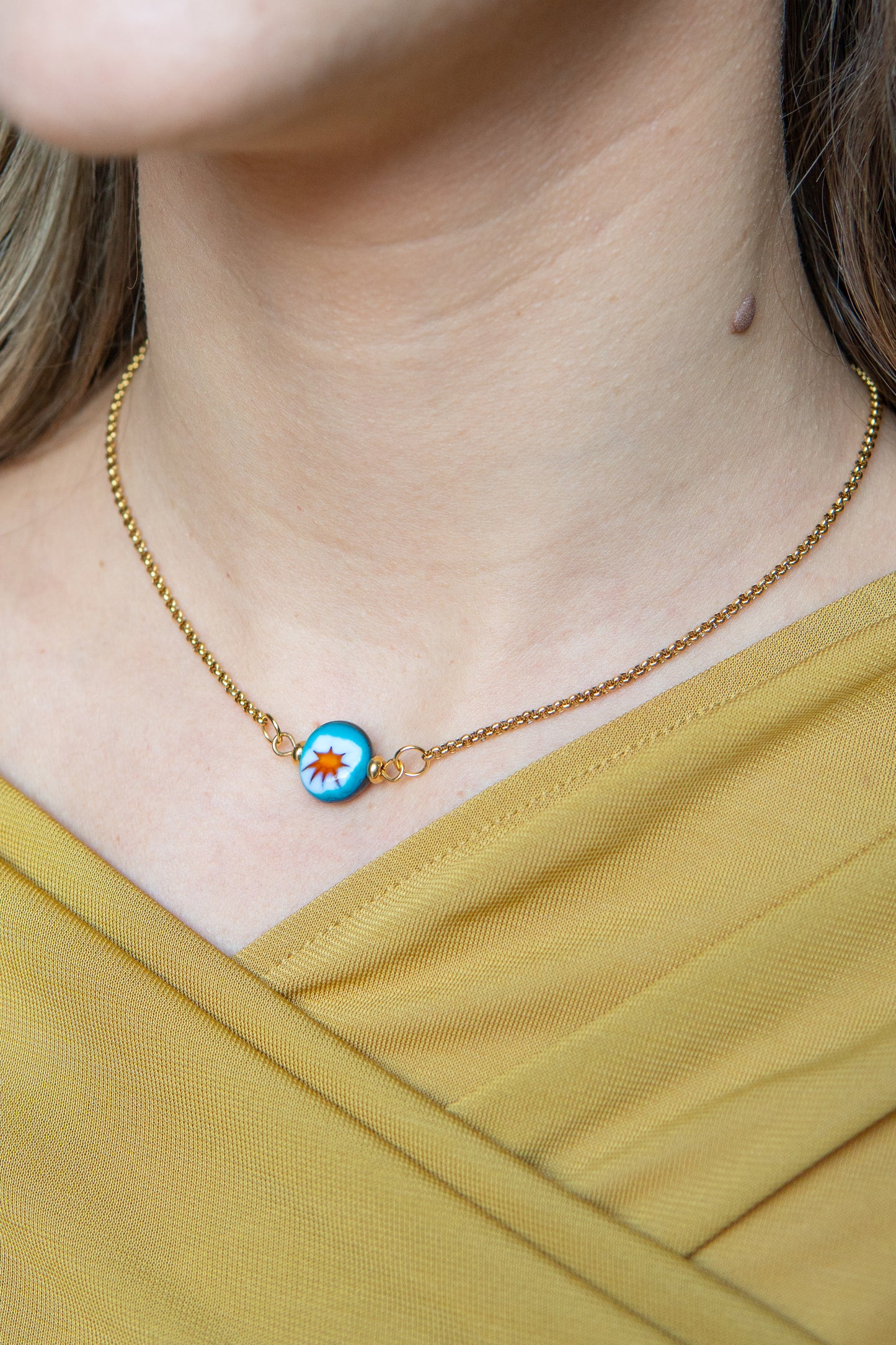 COLLANA ÒCIÈTO MARRONE