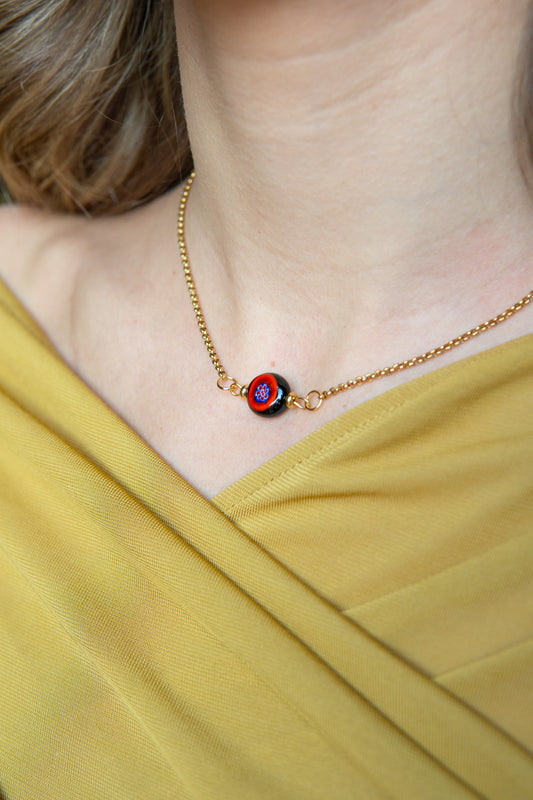 COLLANA ÒCIÈTO ROSSO