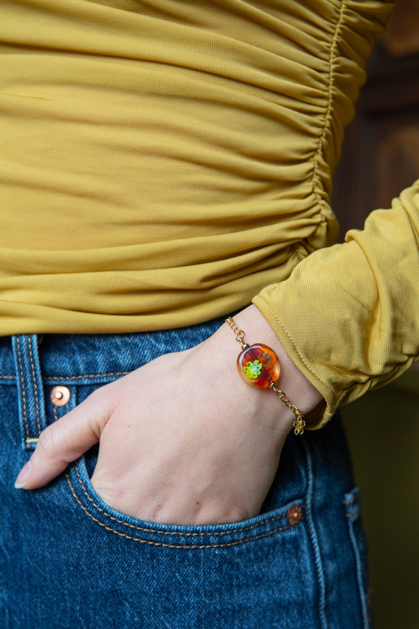 BRACCIALE MOMÒN ARANCIO