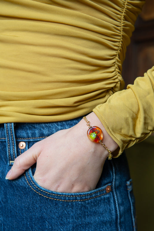 BRACCIALE MOMÒN ARANCIO