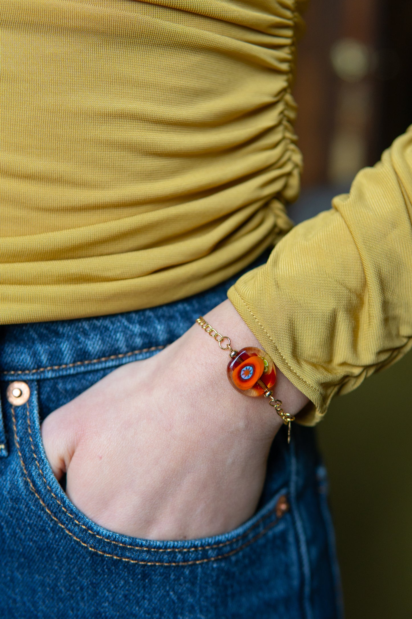 BRACCIALE MOMÒN ARANCIO