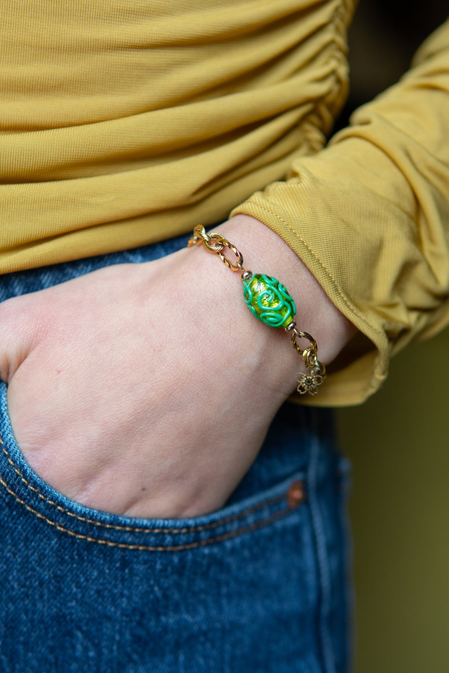 BRACCIALE RIZÒLETO VERDE