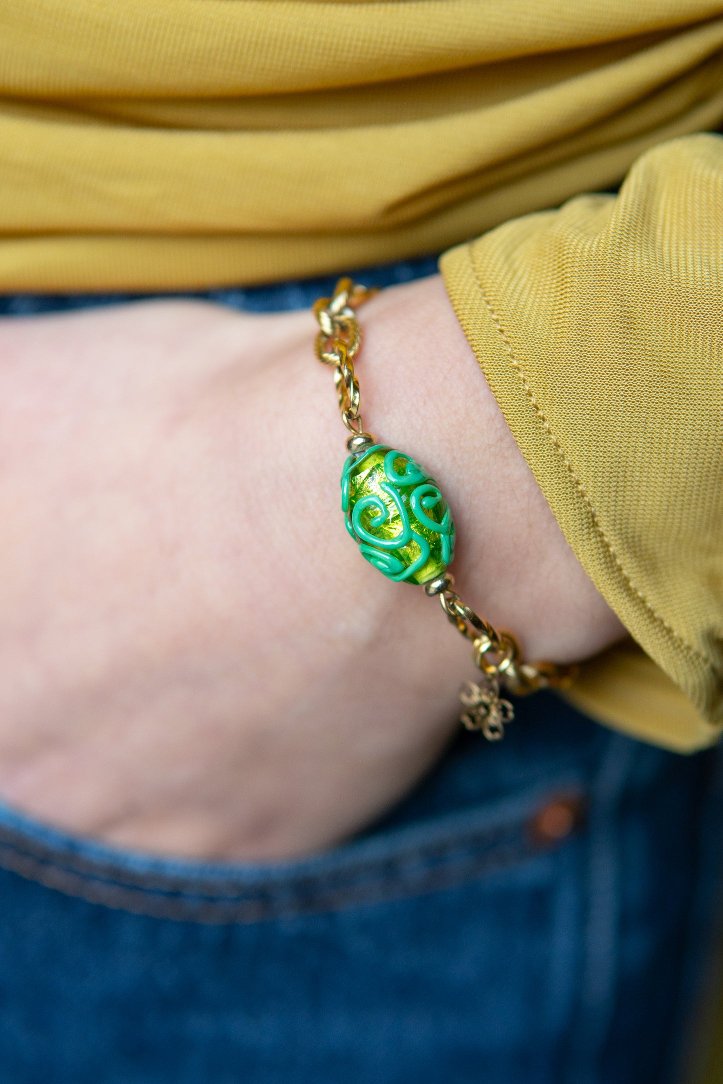 BRACCIALE RIZÒLETO VERDE