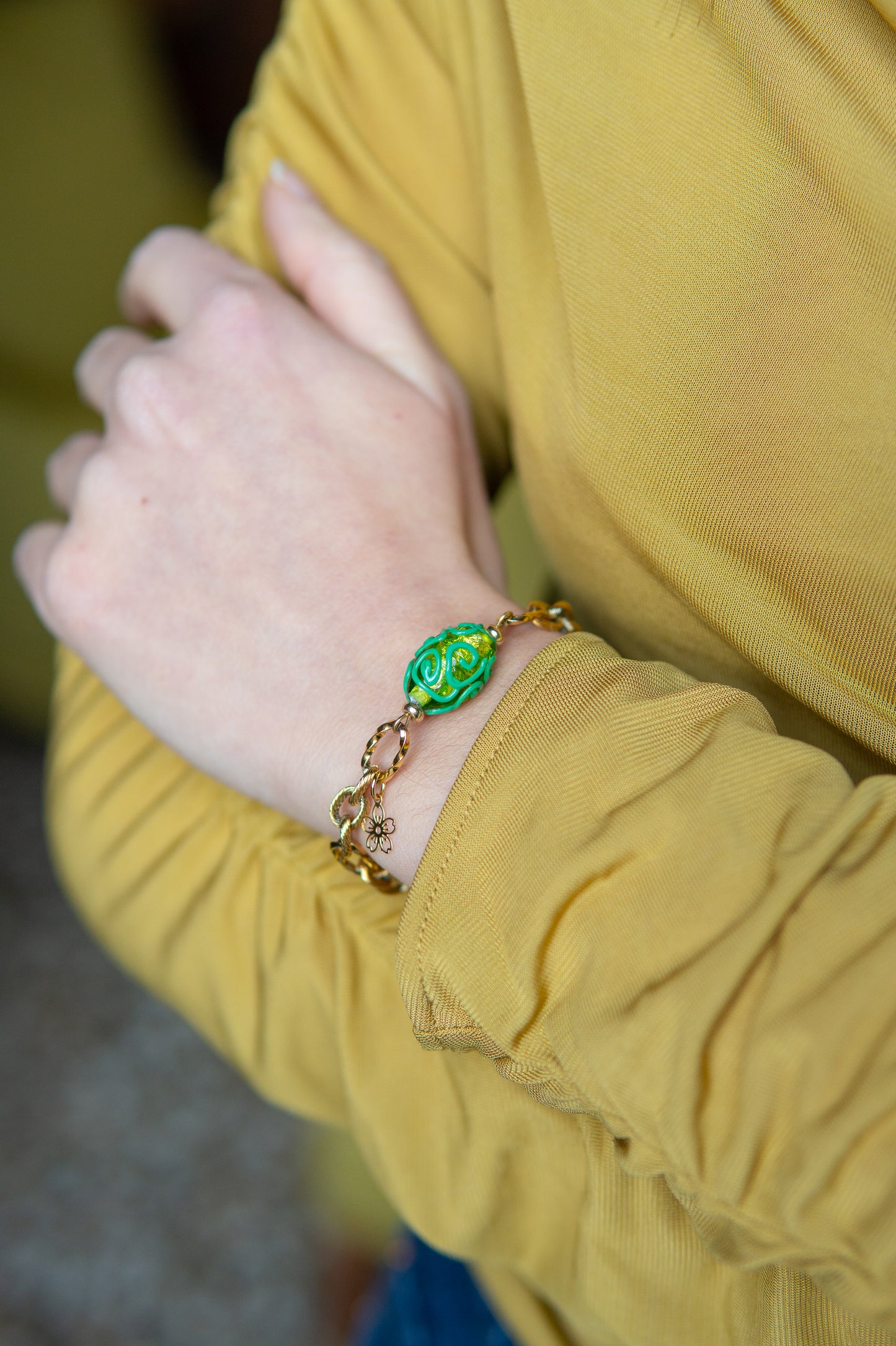 BRACCIALE RIZÒLETO VERDE