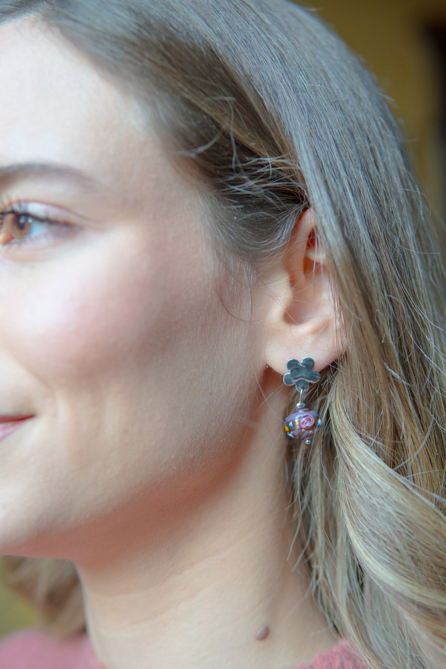 ORECCHINI MINI DELISSIA MALVA