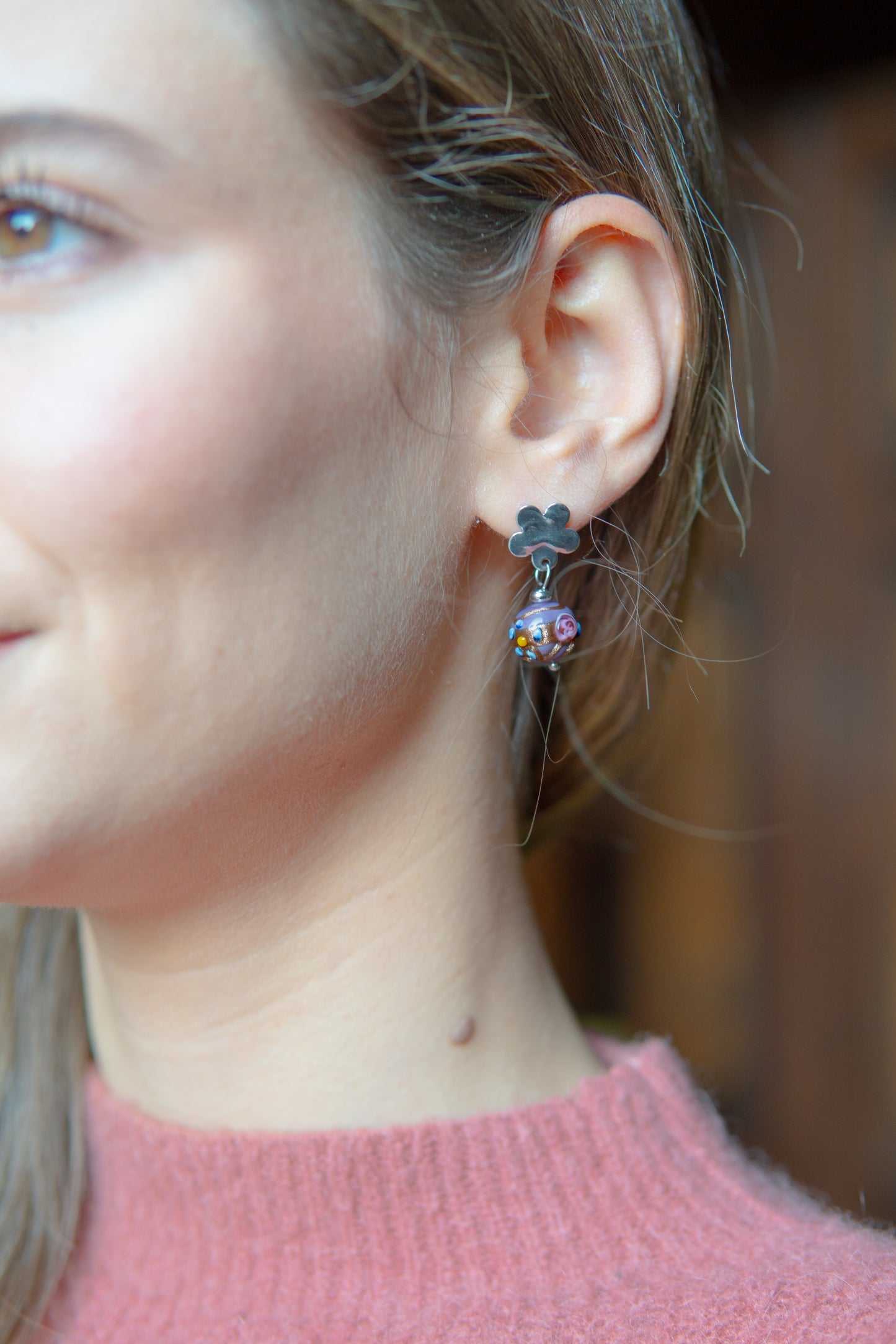 ORECCHINI MINI DELISSIA MALVA