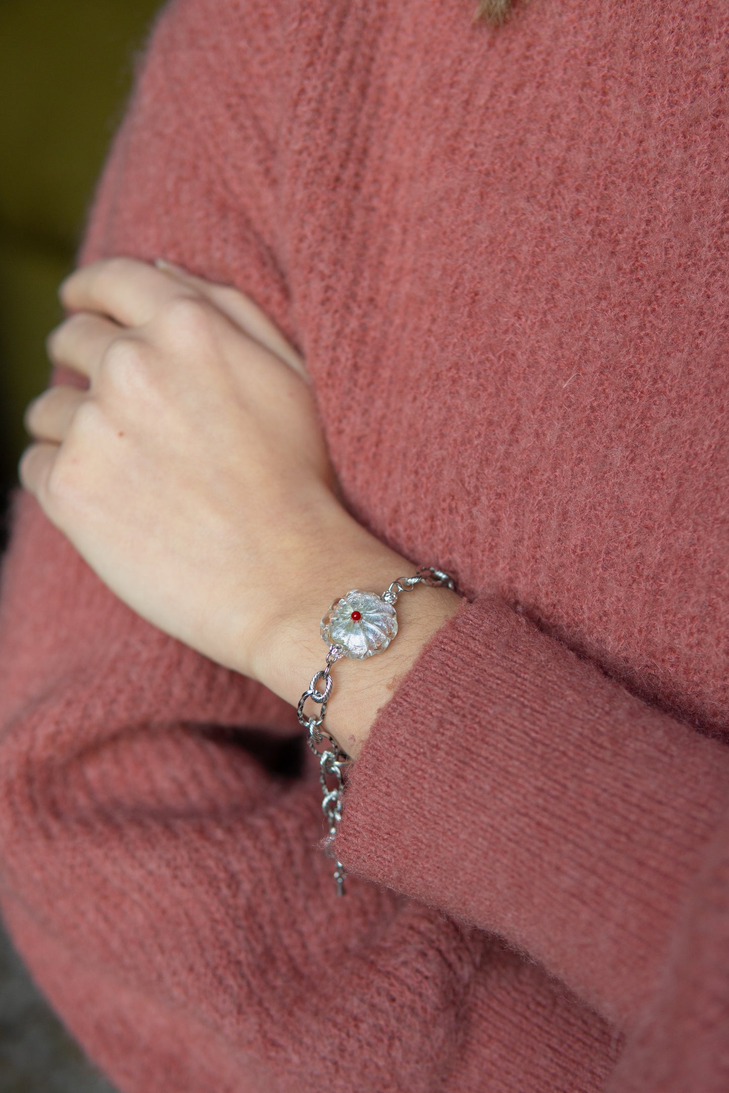 BRACCIALE BASÈTTO BIANCO