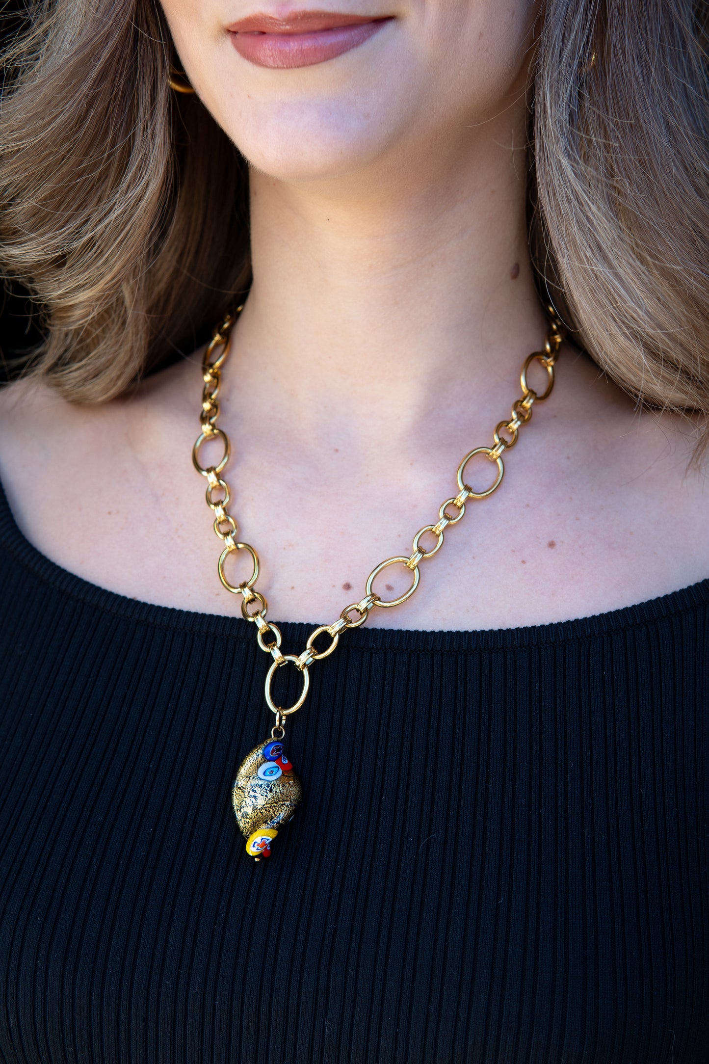 COLLANA SBRILÙSSO D'ORO