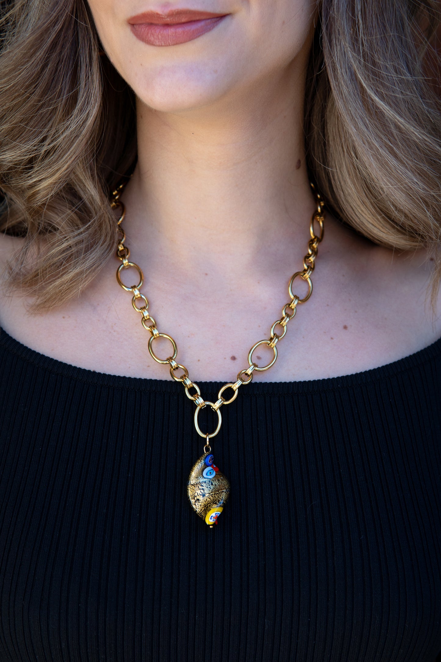 COLLANA SBRILÙSSO D'ORO