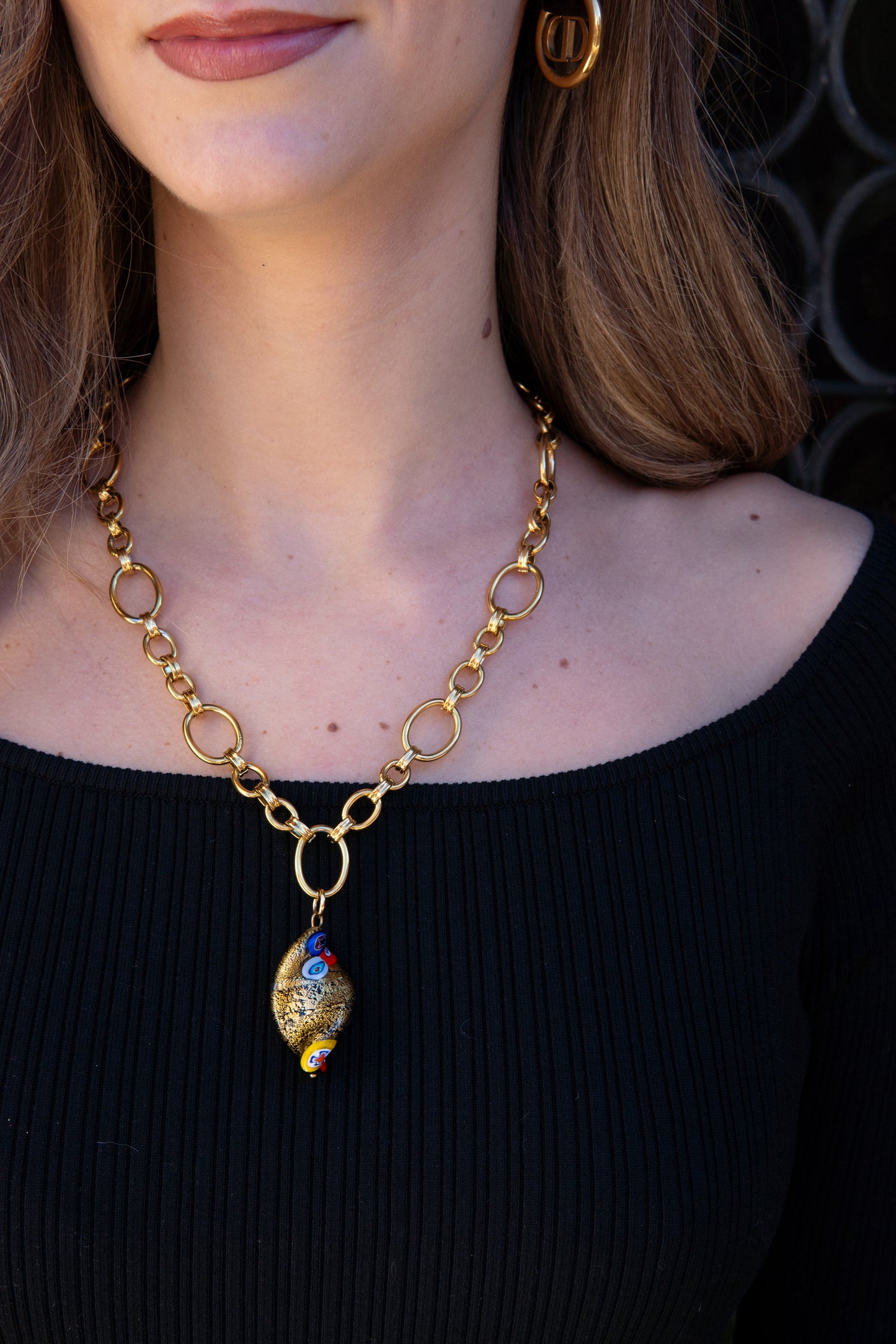 COLLANA SBRILÙSSO D'ORO