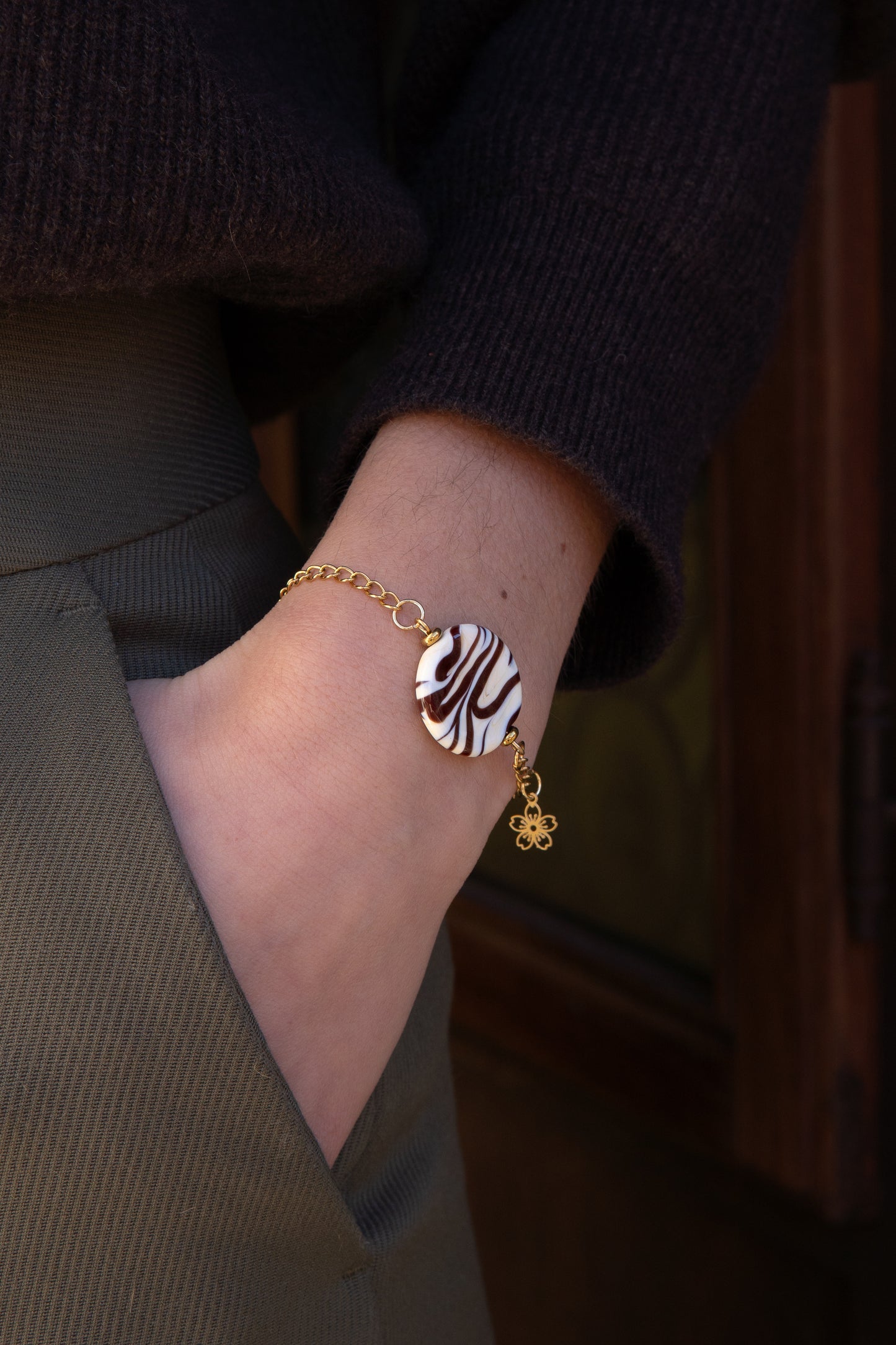 BRACCIALE MONÈA ZEBRATA