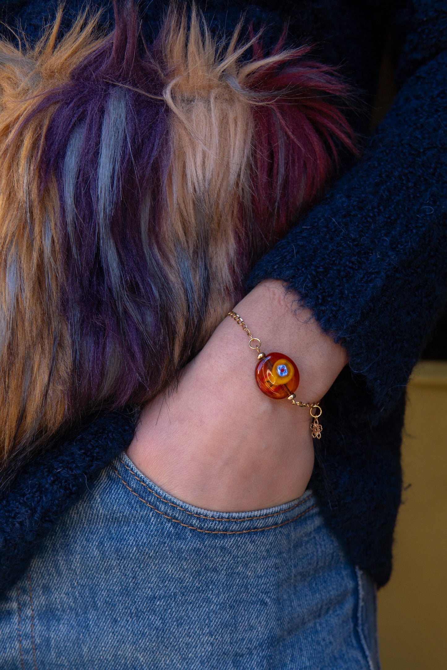 BRACCIALE MOMÒN ARANCIO