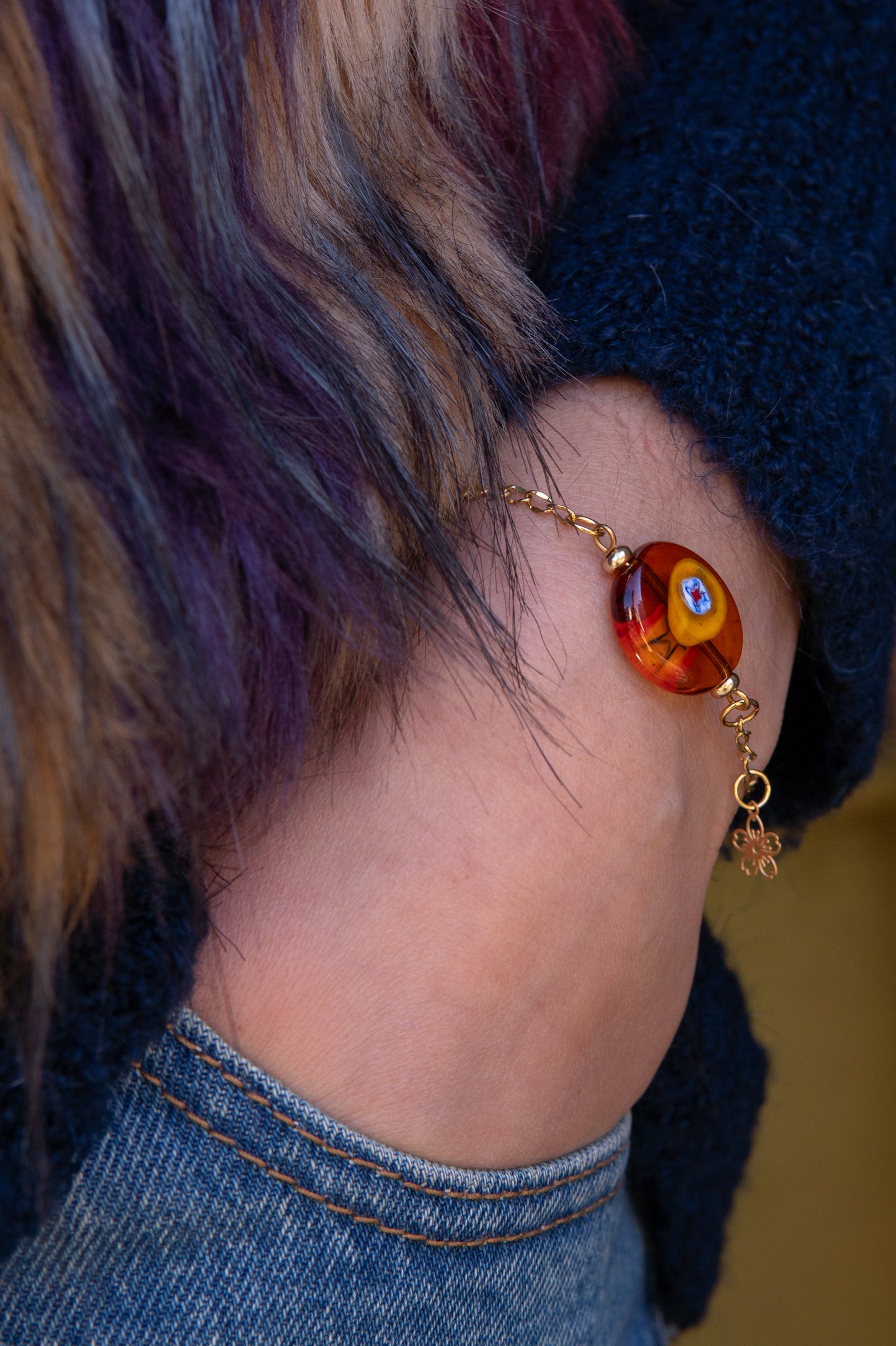 BRACCIALE MOMÒN ARANCIO