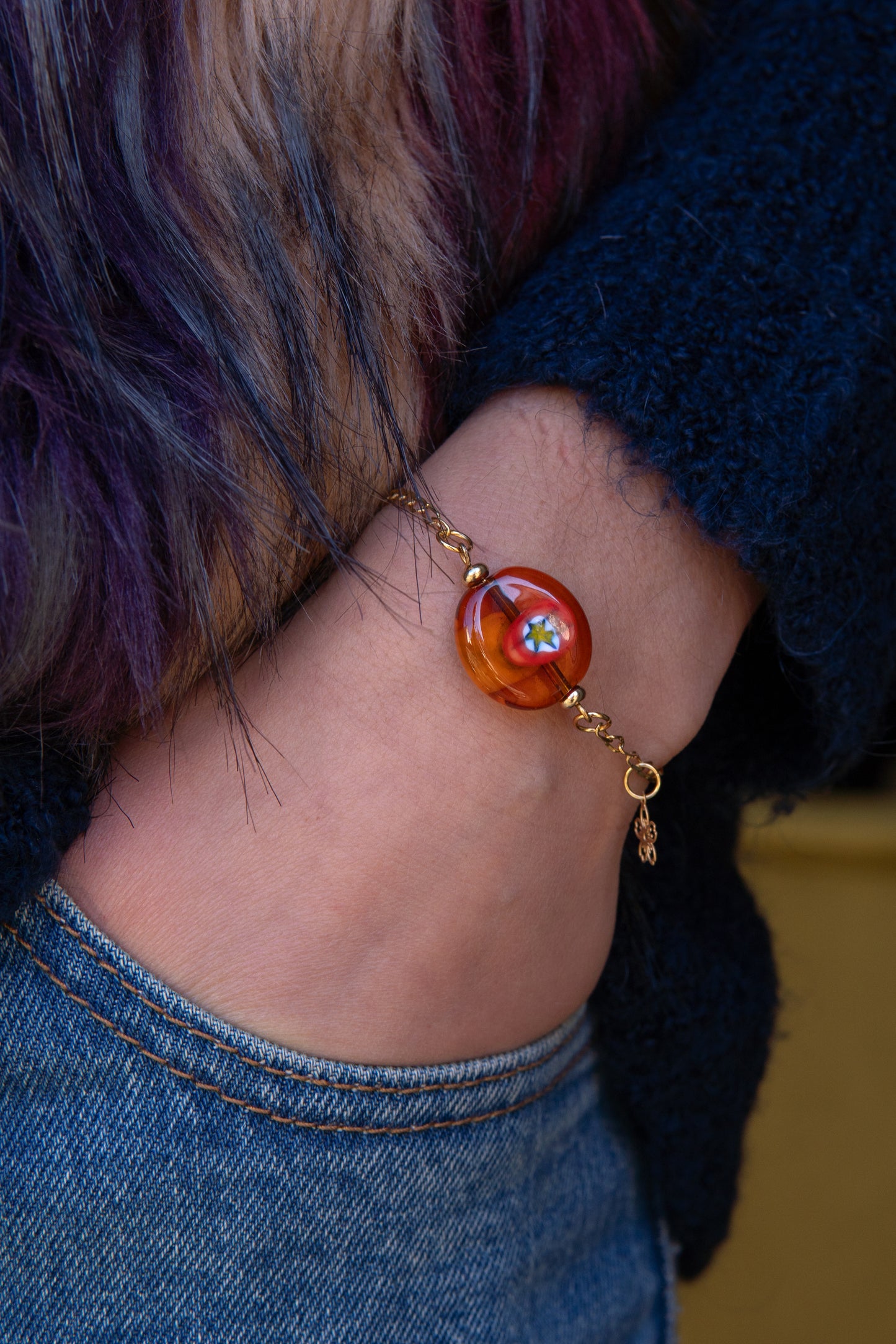 BRACCIALE MOMÒN ARANCIO