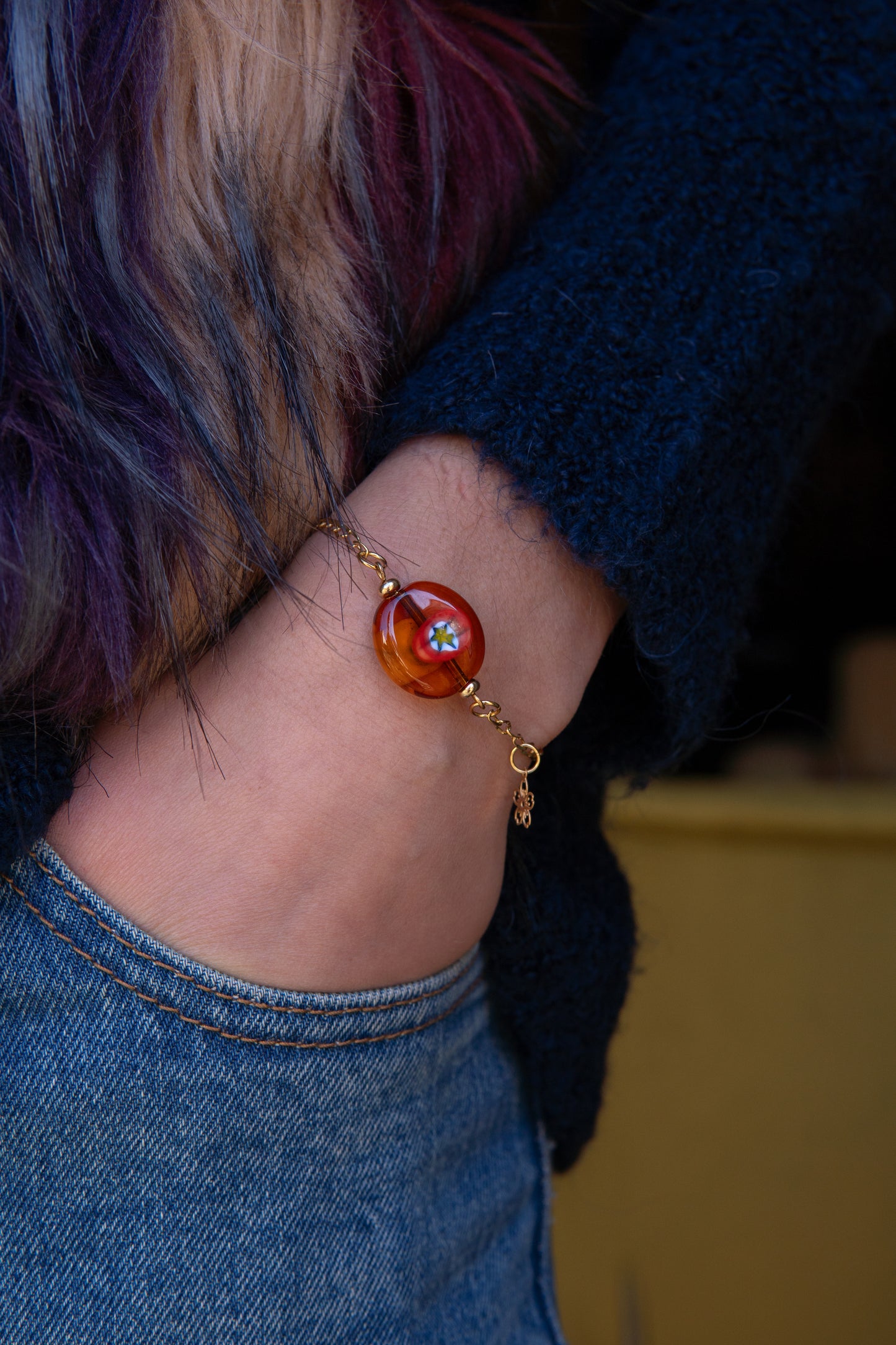 BRACCIALE MOMÒN ARANCIO