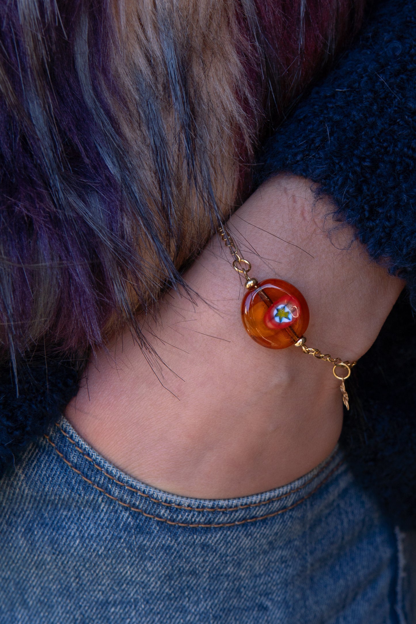 BRACCIALE MOMÒN ARANCIO