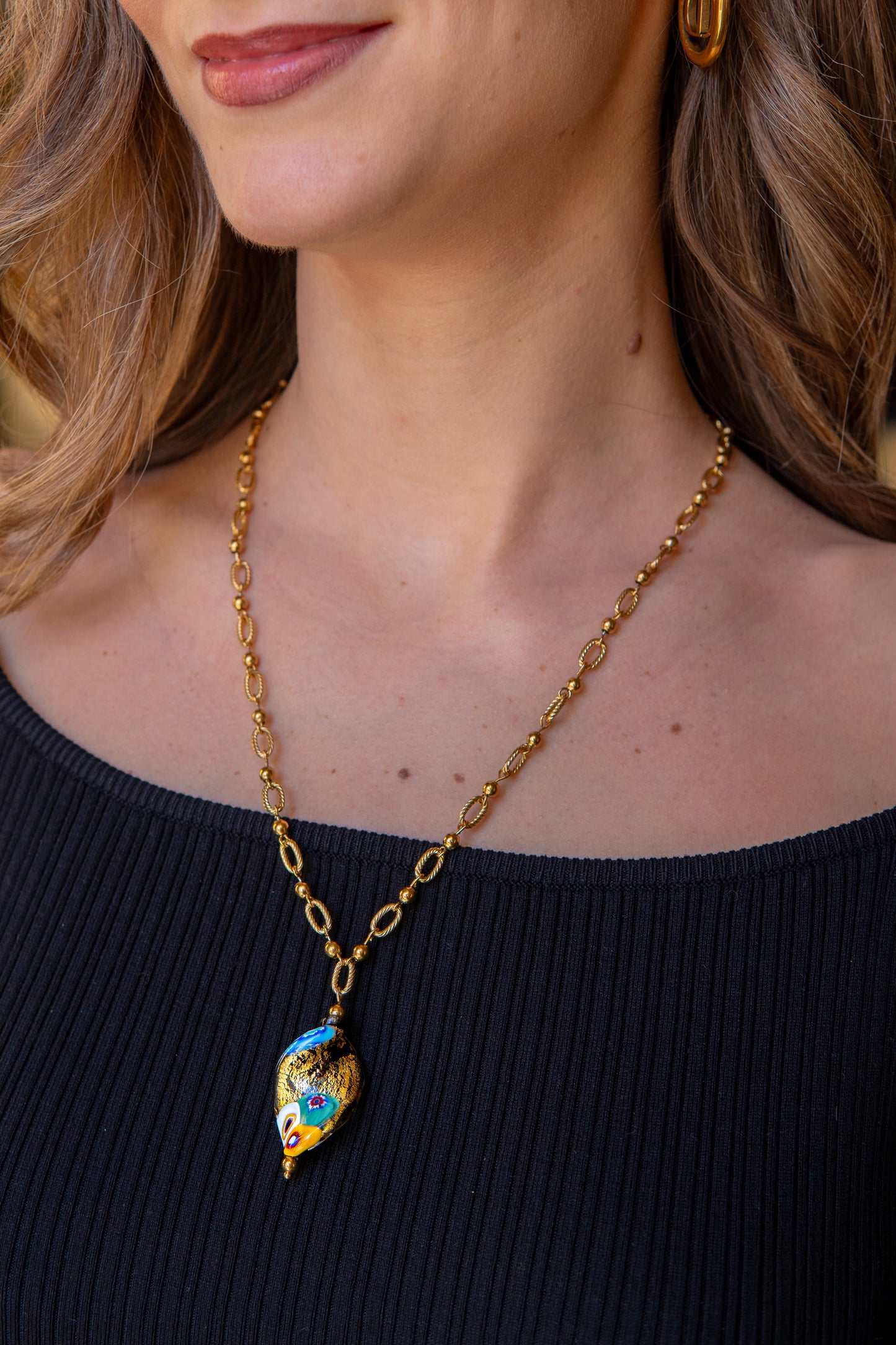 COLLANA SBRILÙSSO D'ORO