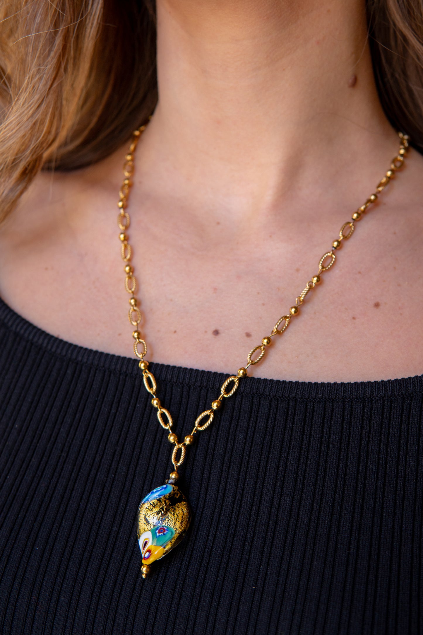 COLLANA SBRILÙSSO D'ORO