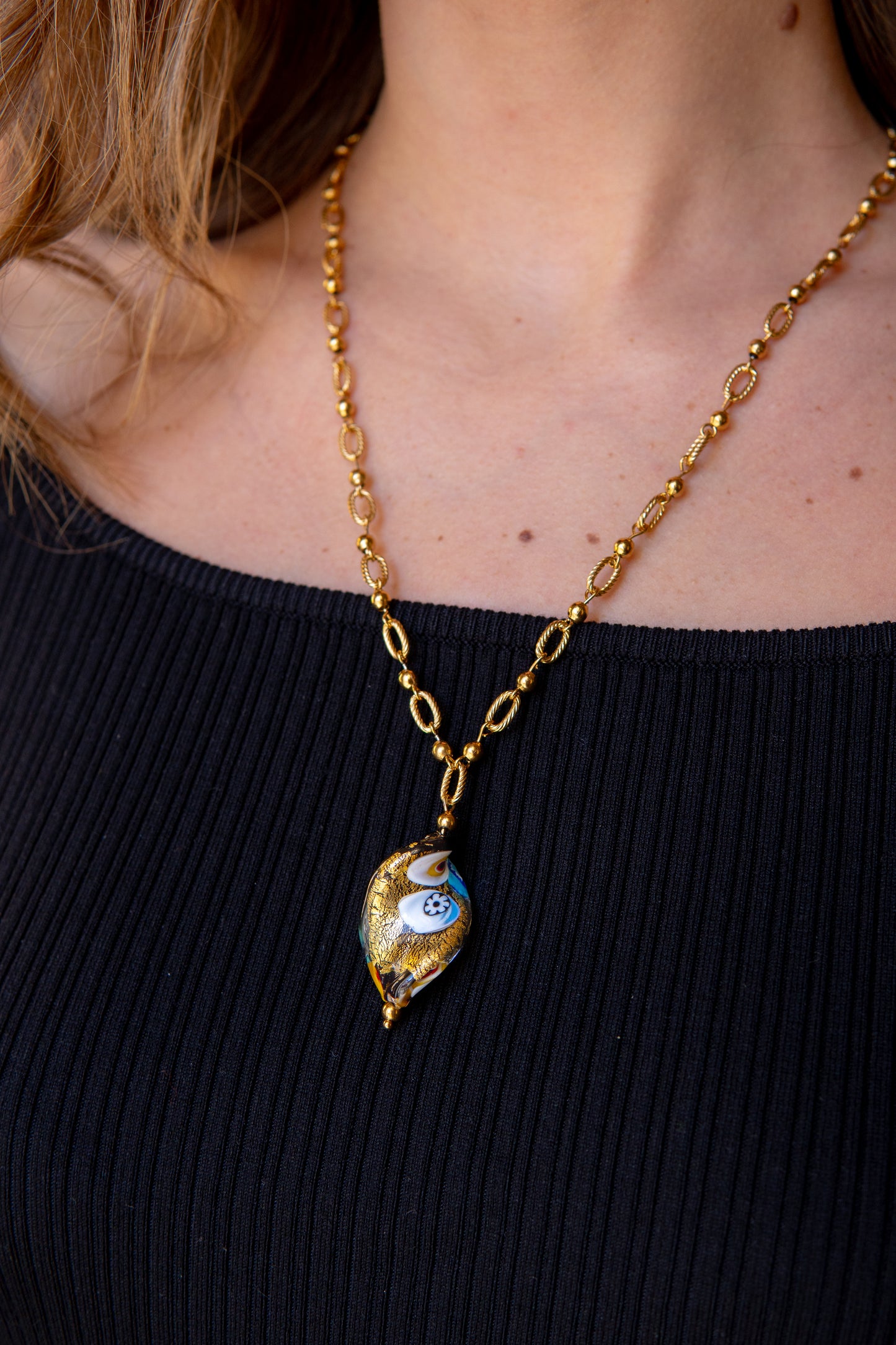 COLLANA SBRILÙSSO D'ORO