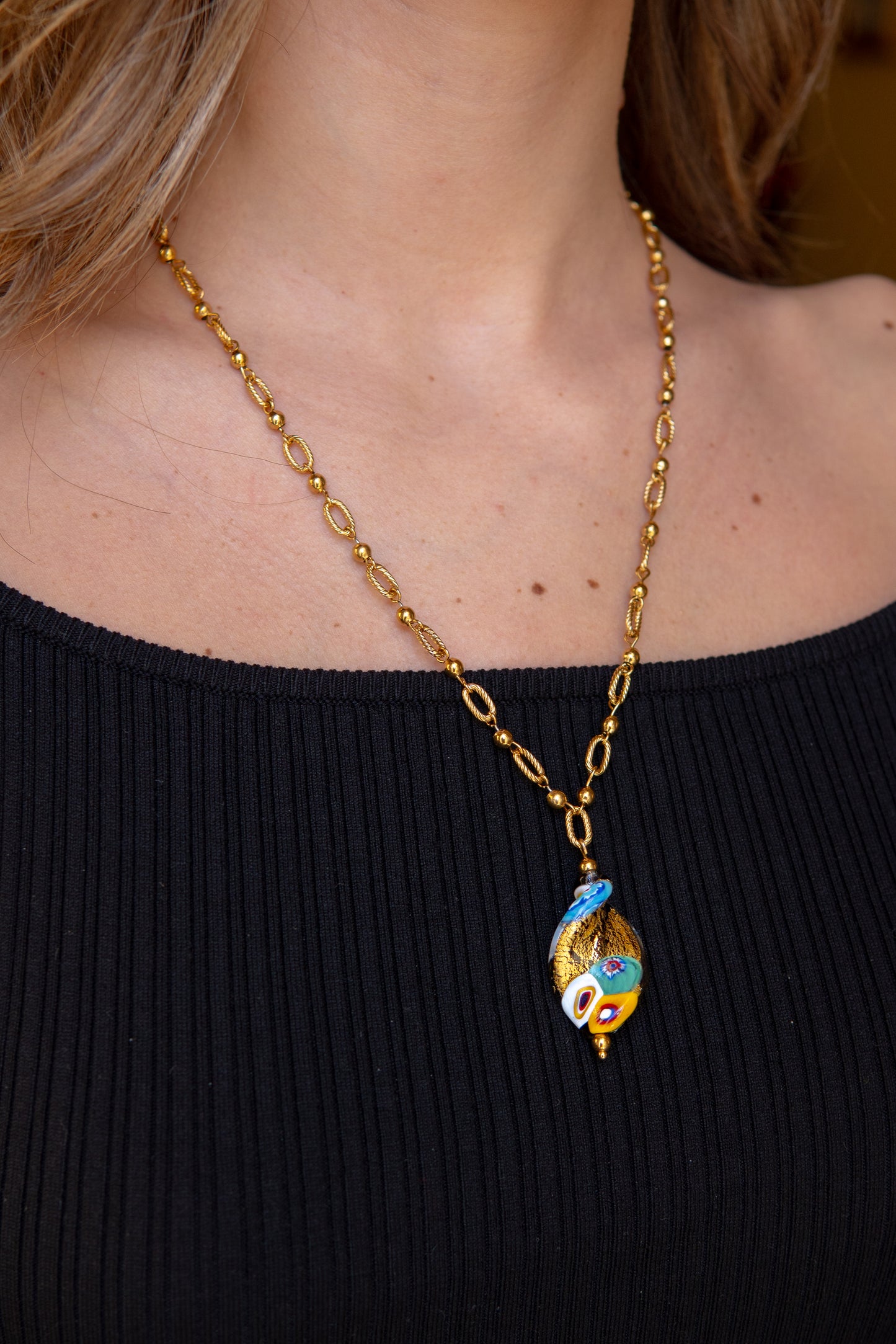 COLLANA SBRILÙSSO D'ORO