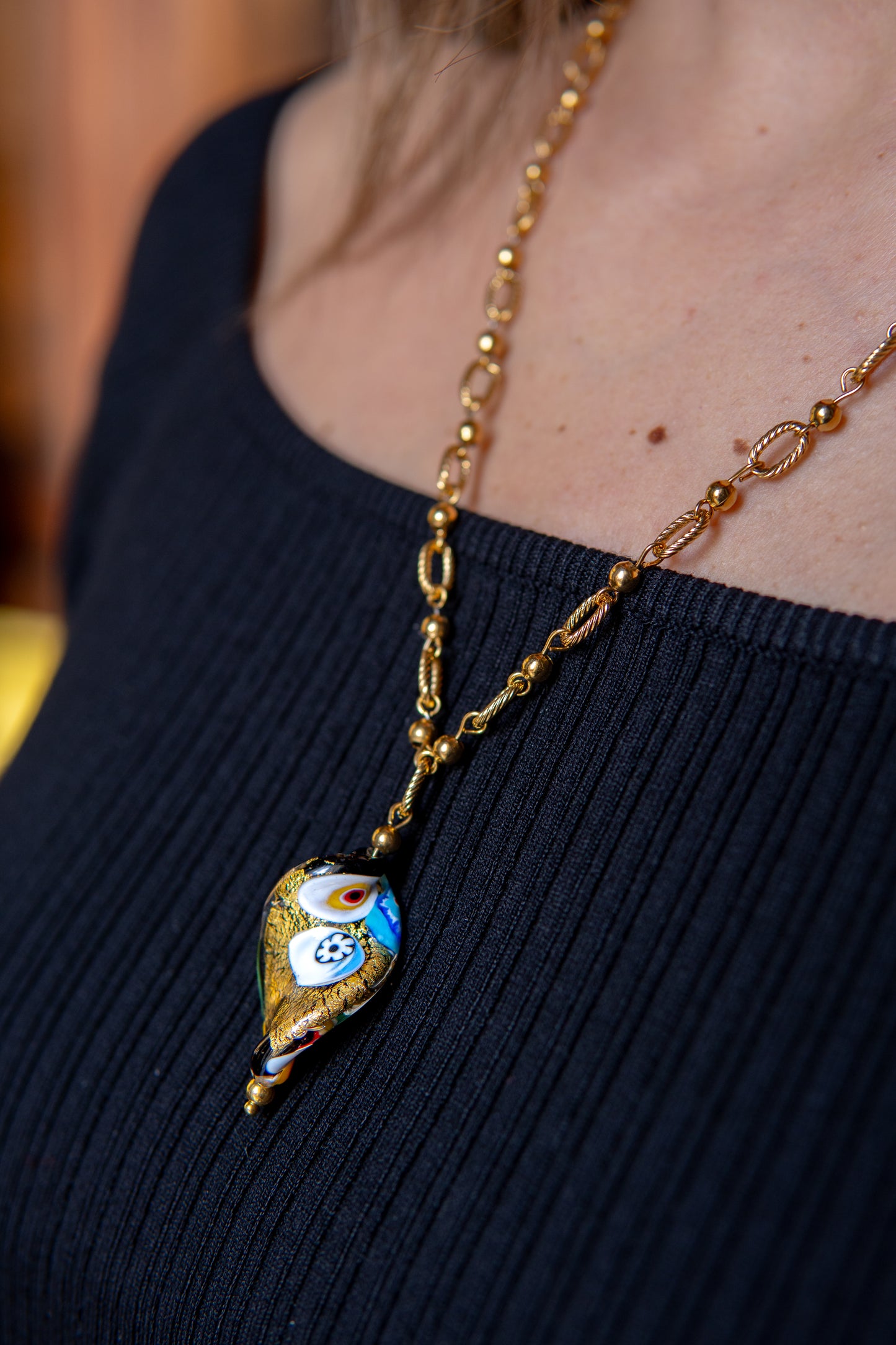 COLLANA SBRILÙSSO D'ORO