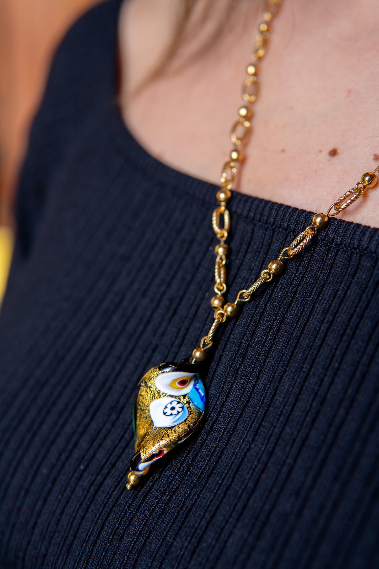 COLLANA SBRILÙSSO D'ORO