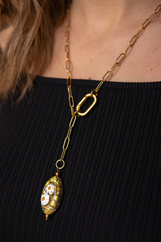 COLLANA FIORETA ORO