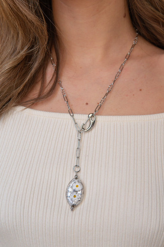 COLLANA FIORETA ARGENTO