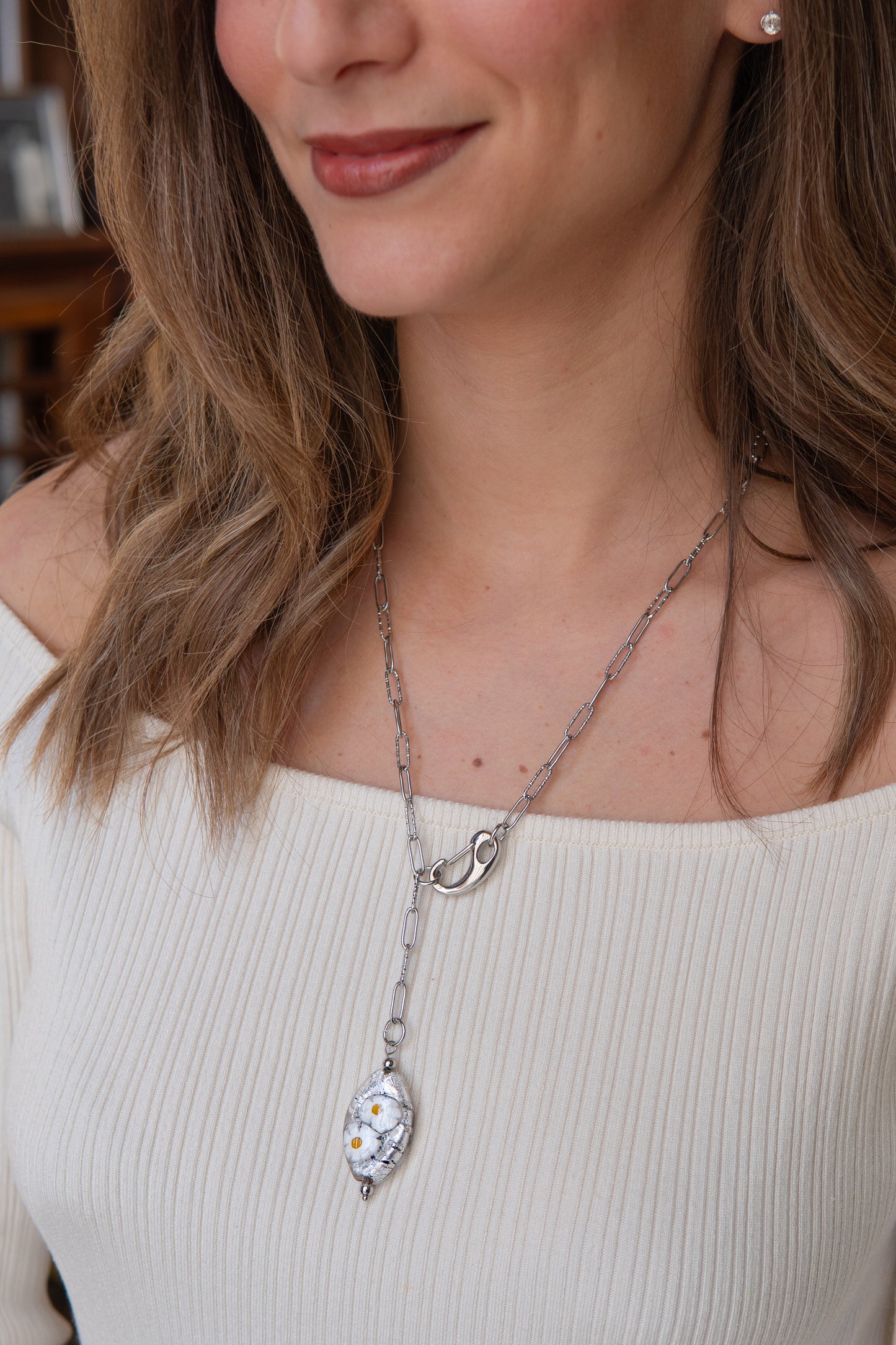COLLANA FIORETA ARGENTO