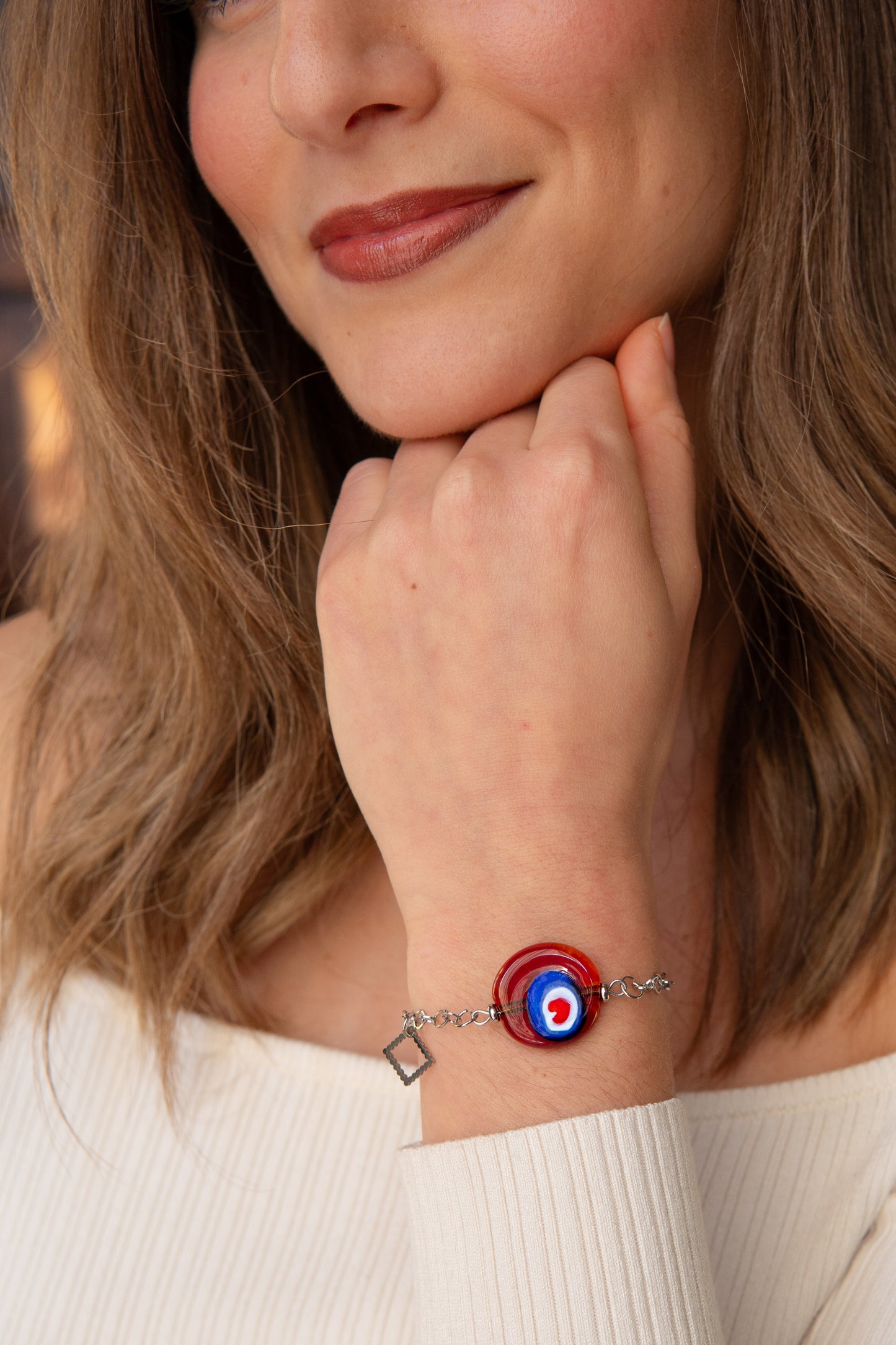BRACCIALE MOMÒN ROSSO