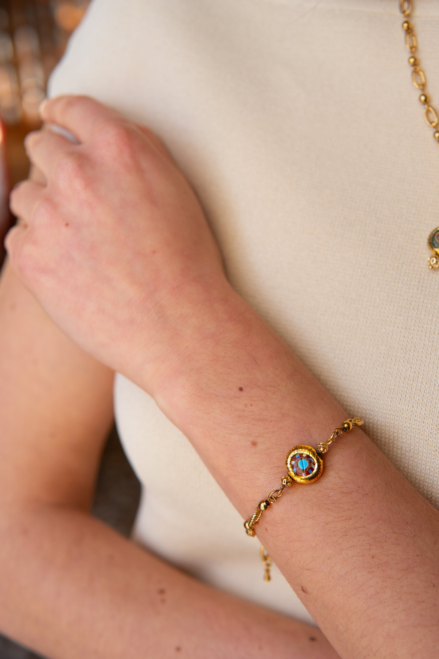BRACCIALE OCIÈTO DORATO