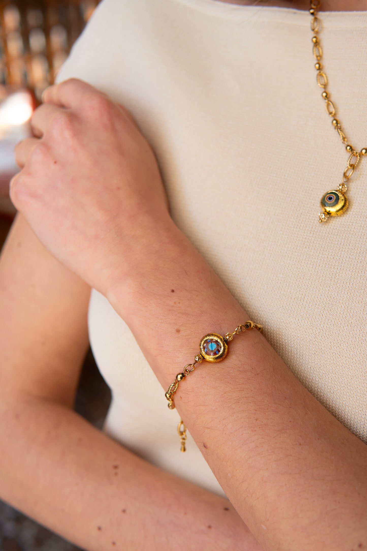 BRACCIALE OCIÈTO DORATO