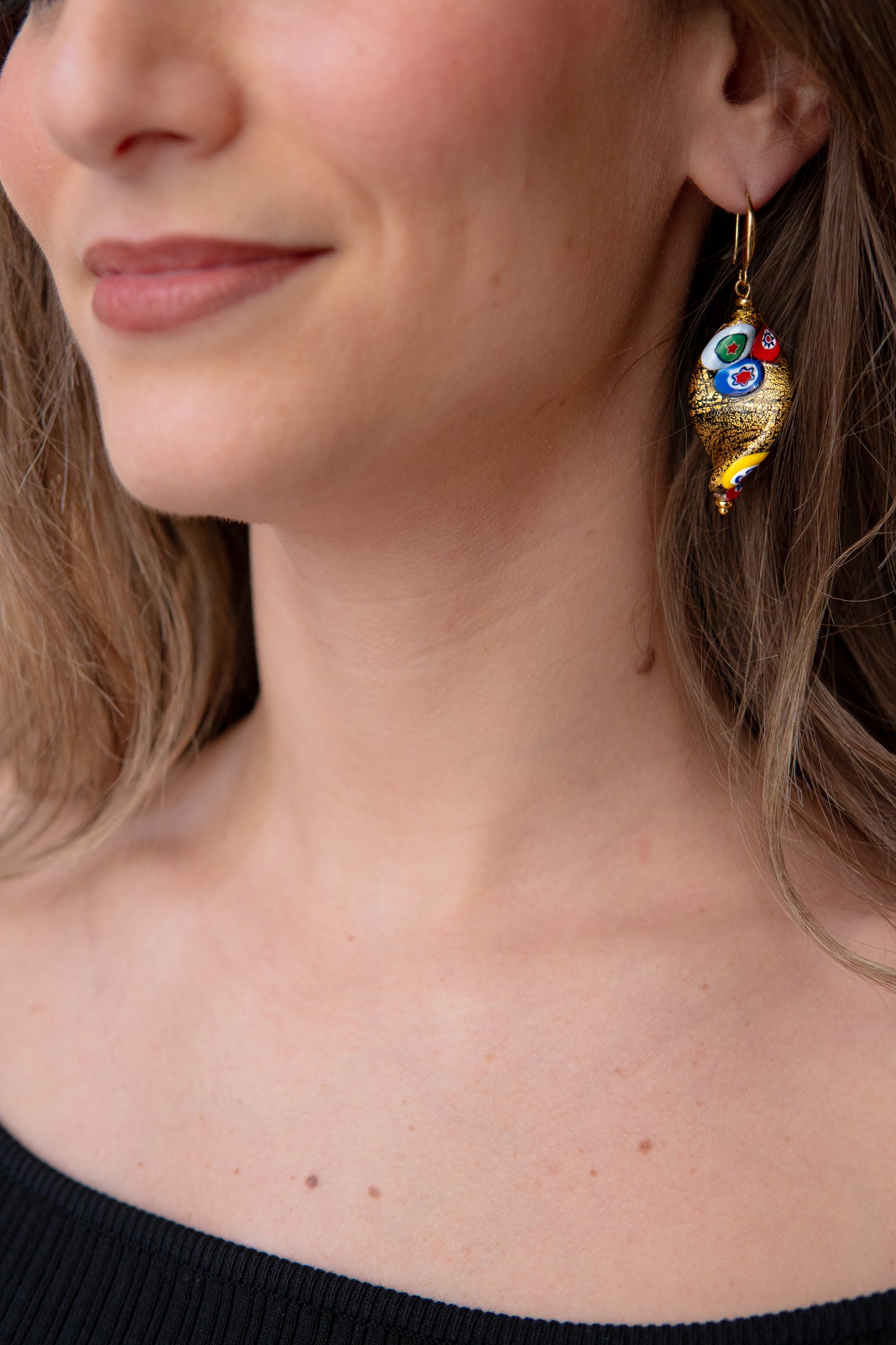 ORECCHINI SBRILÙSSO D'ORO