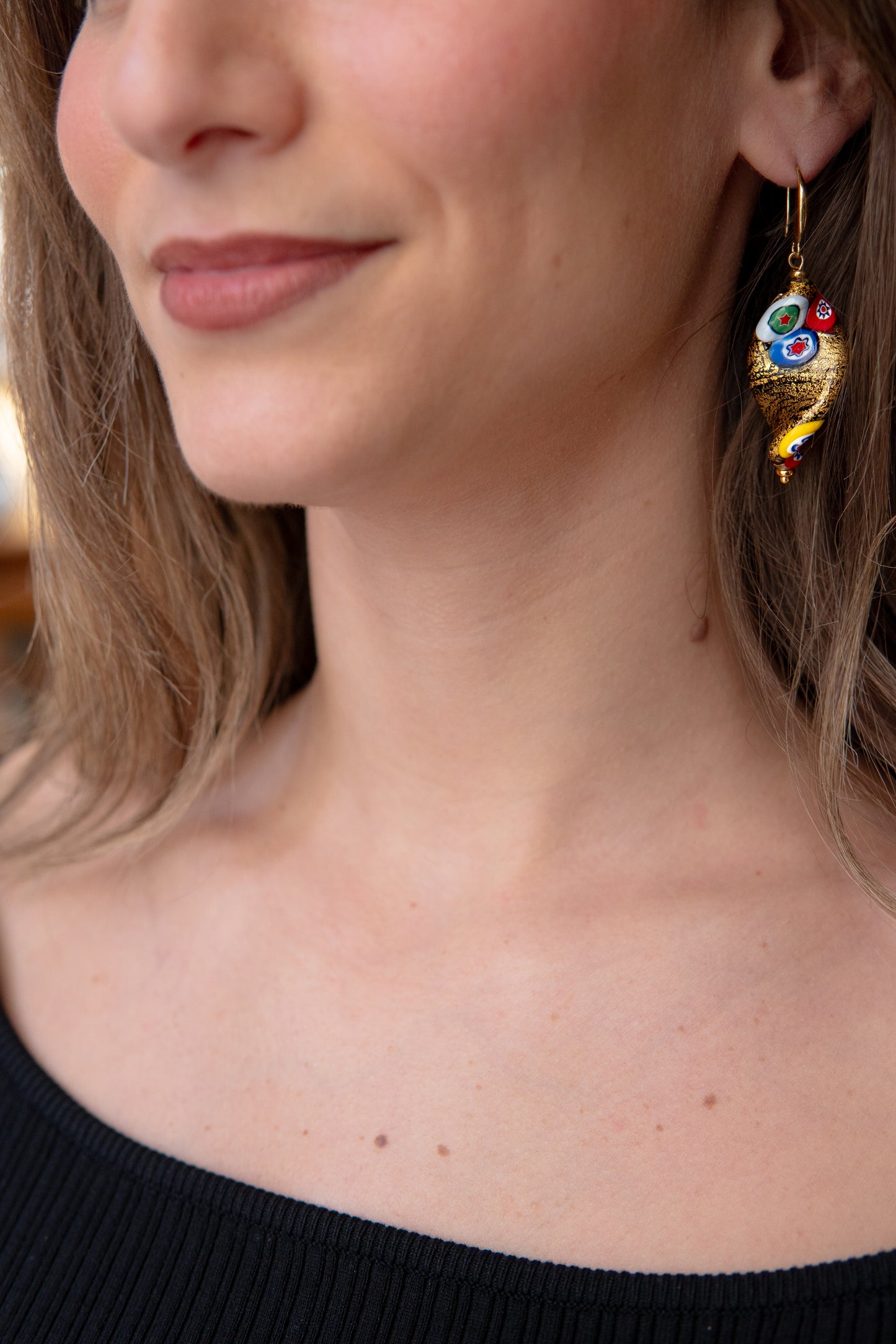 ORECCHINI SBRILÙSSO D'ORO