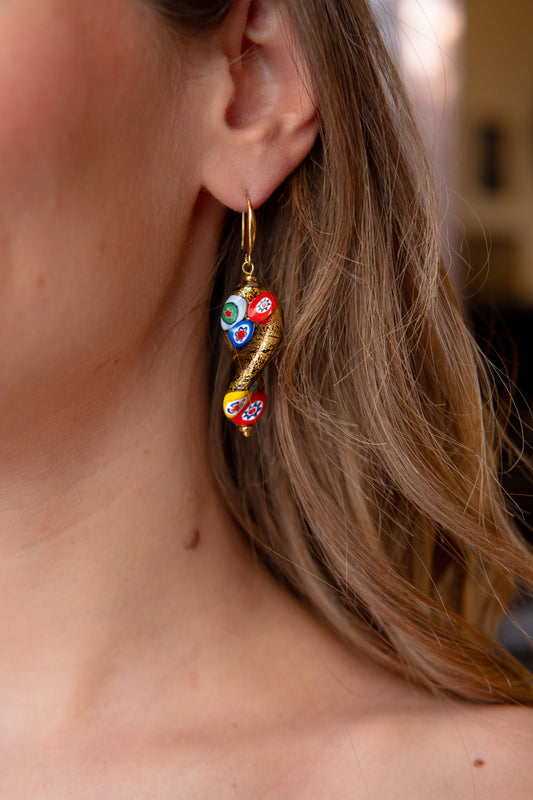 ORECCHINI SBRILÙSSO D'ORO