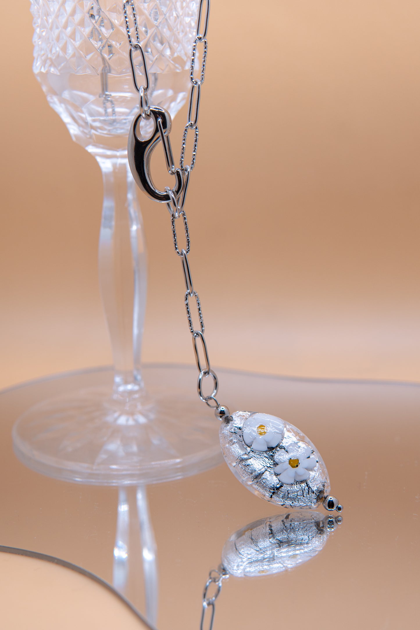 COLLANA FIORETA ARGENTO